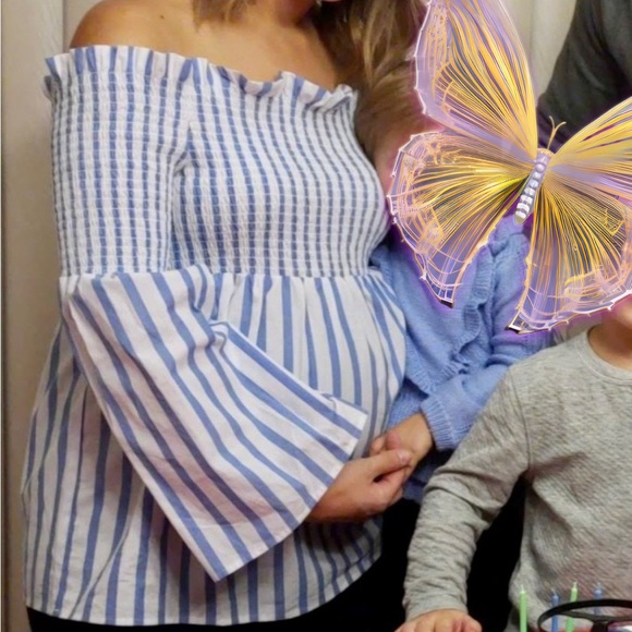 Who What Wear off the shoulder top (Med) - Picture 2 of 2